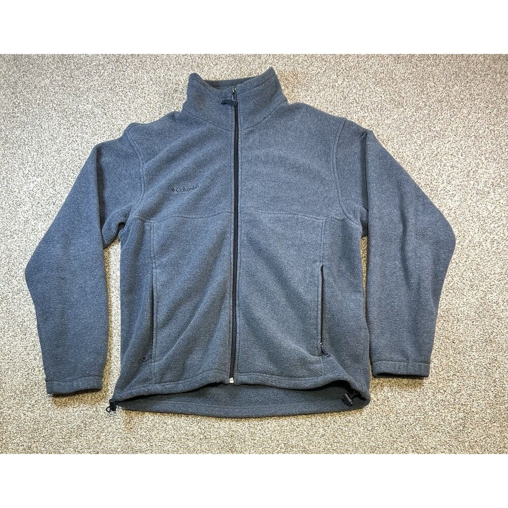 Columbia Fleece Jacket Women's Medium Blue Full Zip‎ Jacket